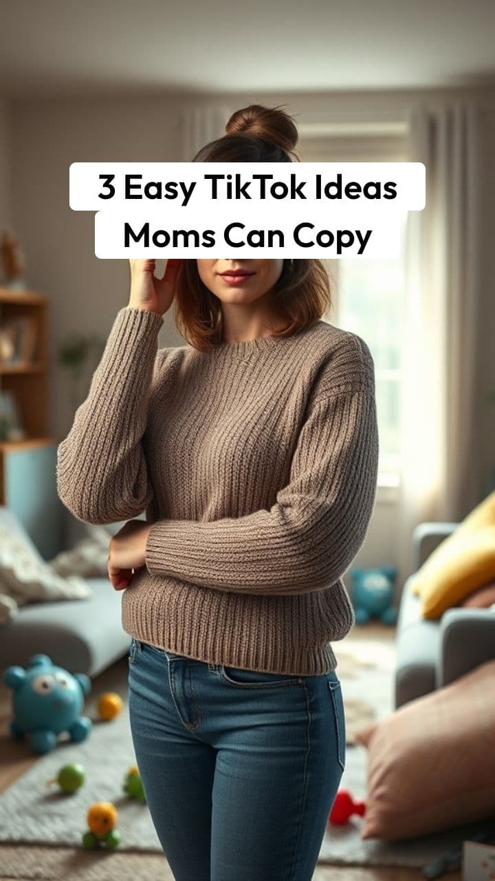 3 Easy TikTok Ideas Moms Can Copy When Your Brain Is Fried