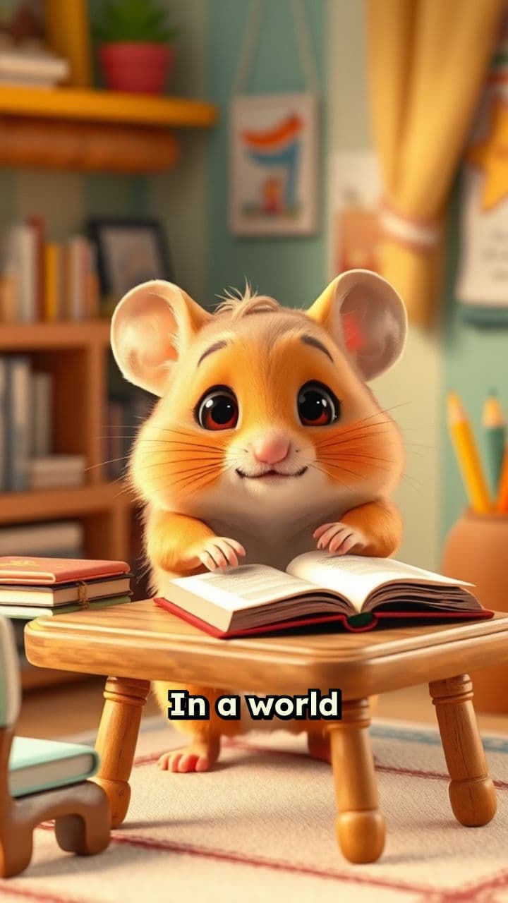 The Little Hamster's Big Study