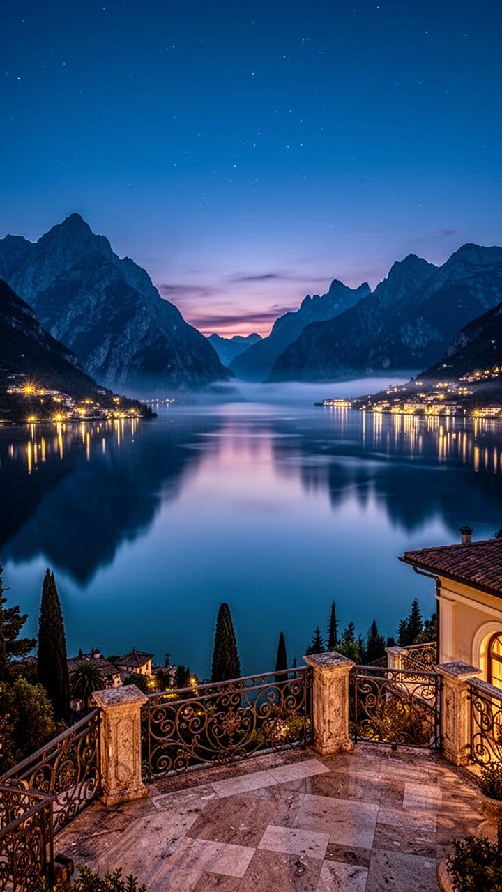 Serene Midnight Reflections