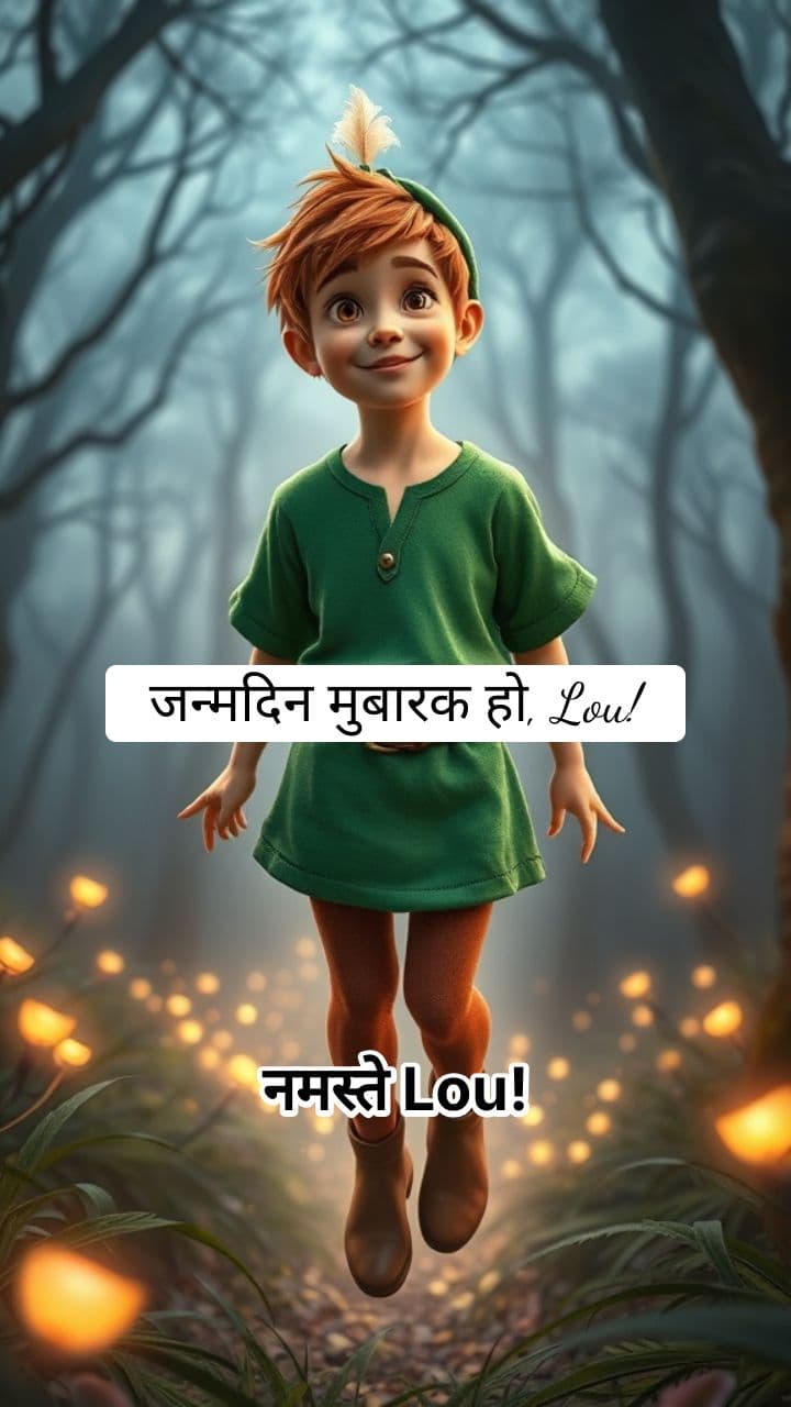 Peter Pan's Birthday Wish for Lou