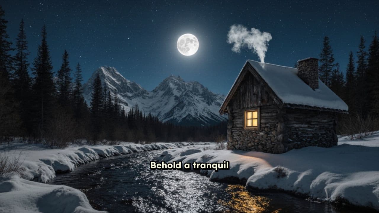 Moonlit Winter Serenity