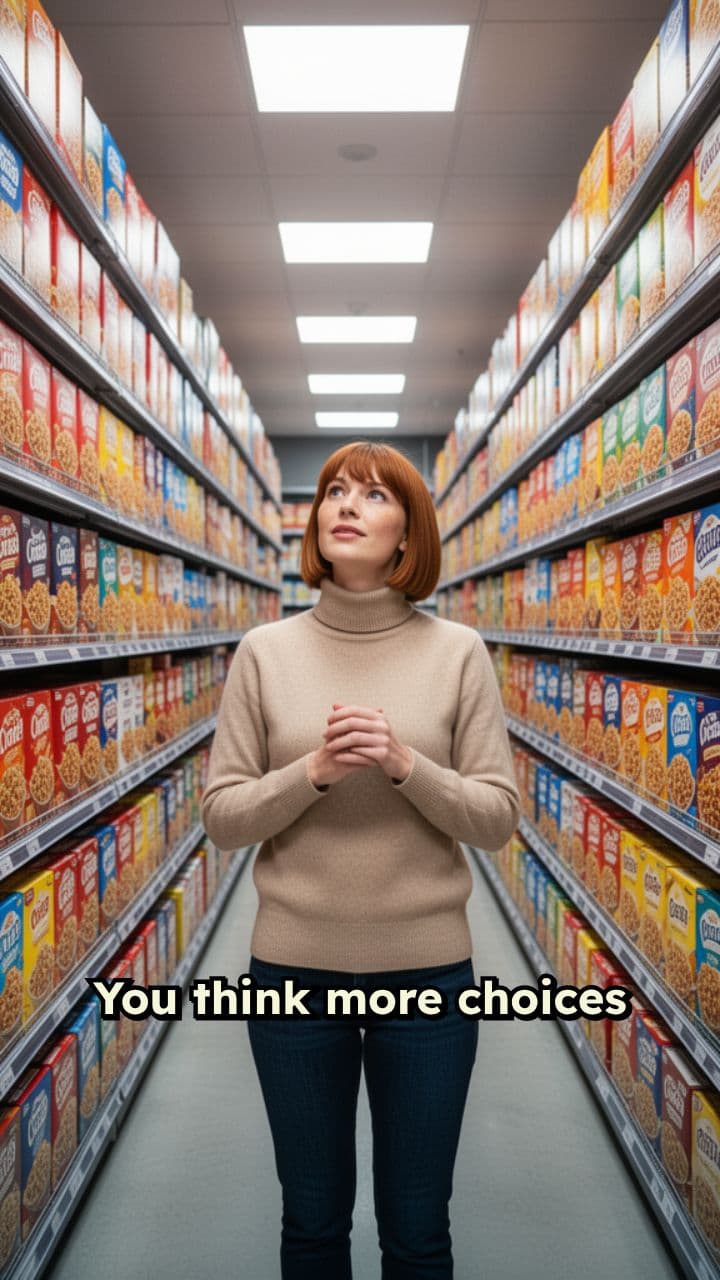 Choice Overload Makes Decisions Harder