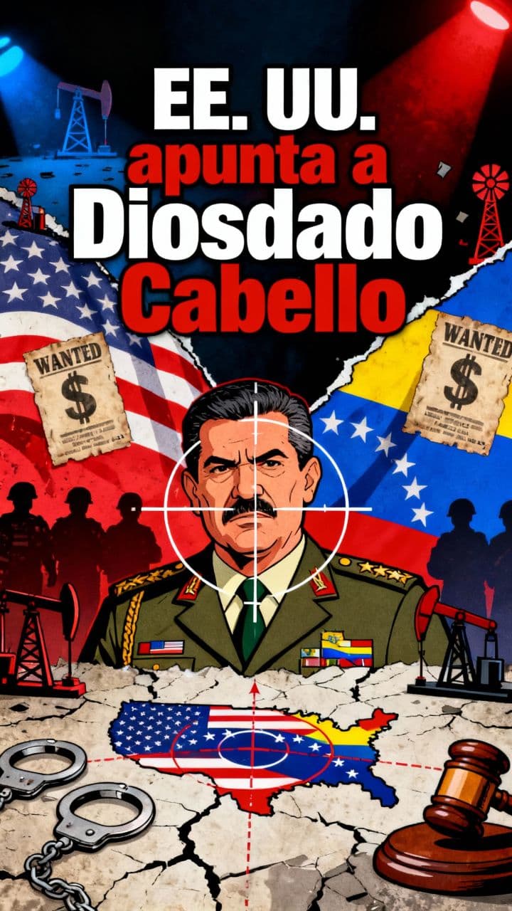 EE. UU. apunta a Diosdado Cabello