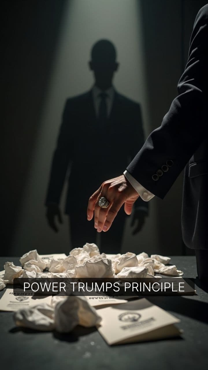 Power Over Principle in Diplomacy