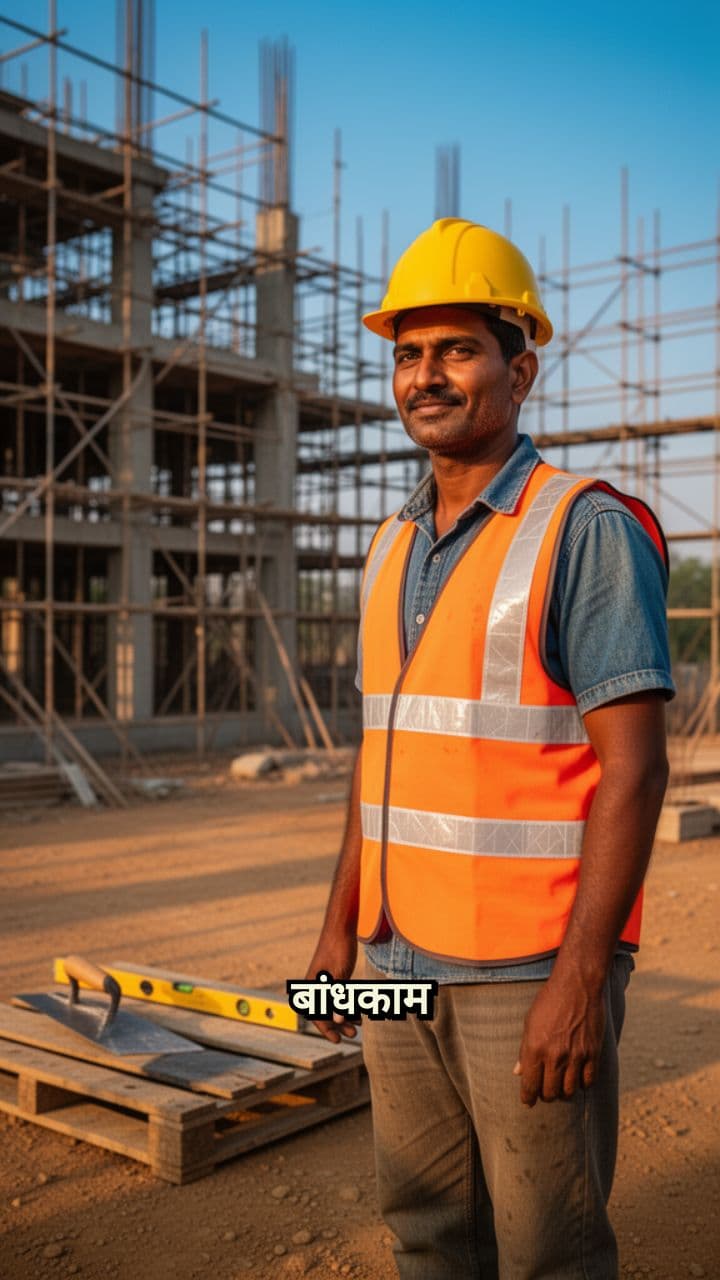 बांधकाम कामगारांसाठी सरकारी लाभ योजना