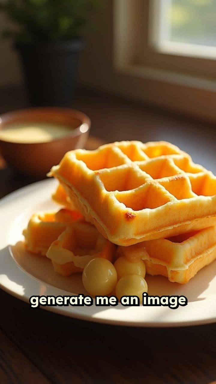 Rasamalai Waffle Delight