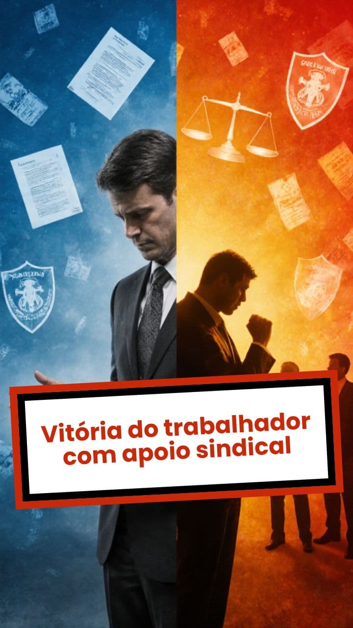 Vitória do trabalhador com apoio sindical