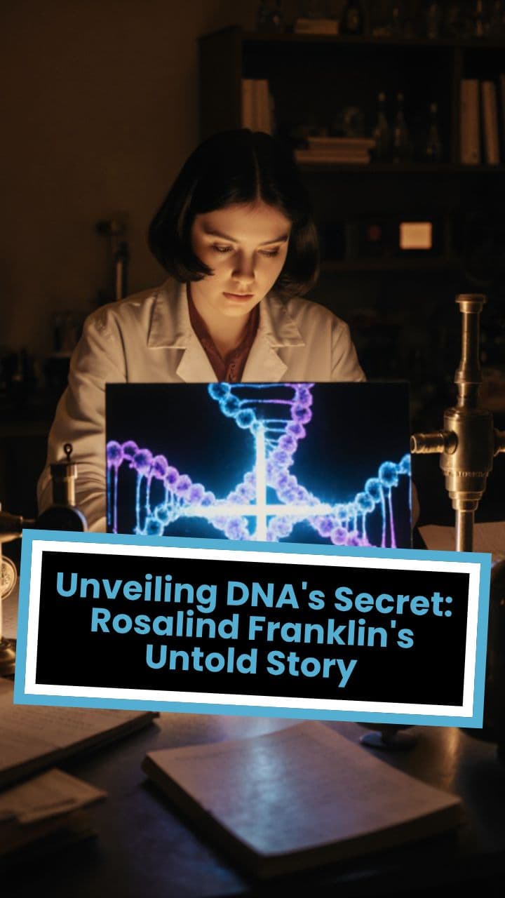 Unveiling DNA's Secret: Rosalind Franklin's Untold Story