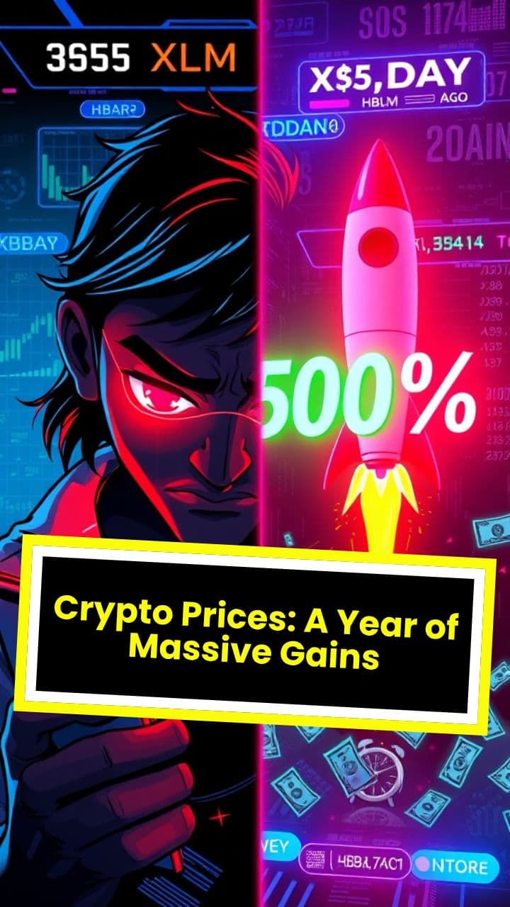 Crypto Prices: A Year of Massive Gains