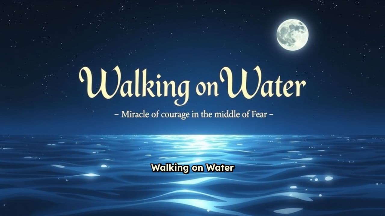 Walking on Water: A Lesson in Courage