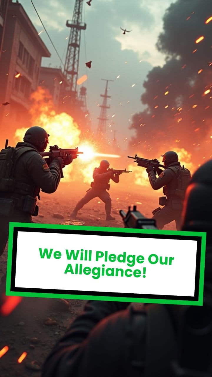 We Will Pledge Our Allegiance!