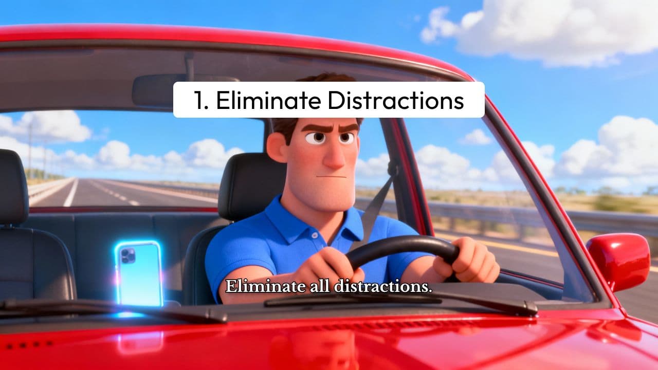 7 Ways to Drive Focused