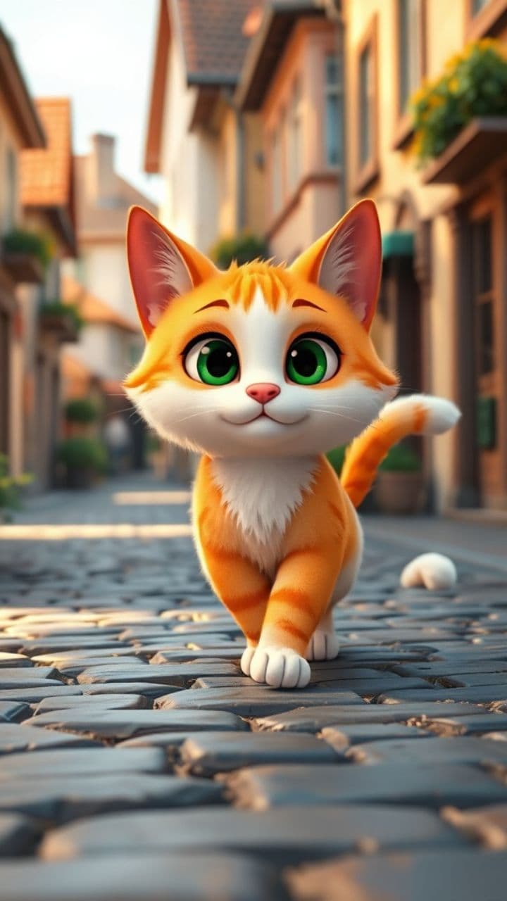 The Curious Cat and the Cardboard Monster