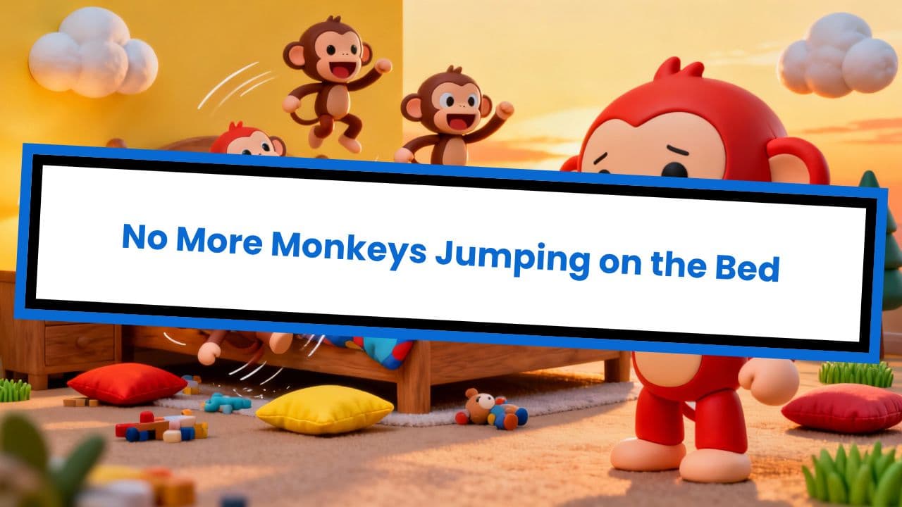 No More Monkeys Jumping on the Bed