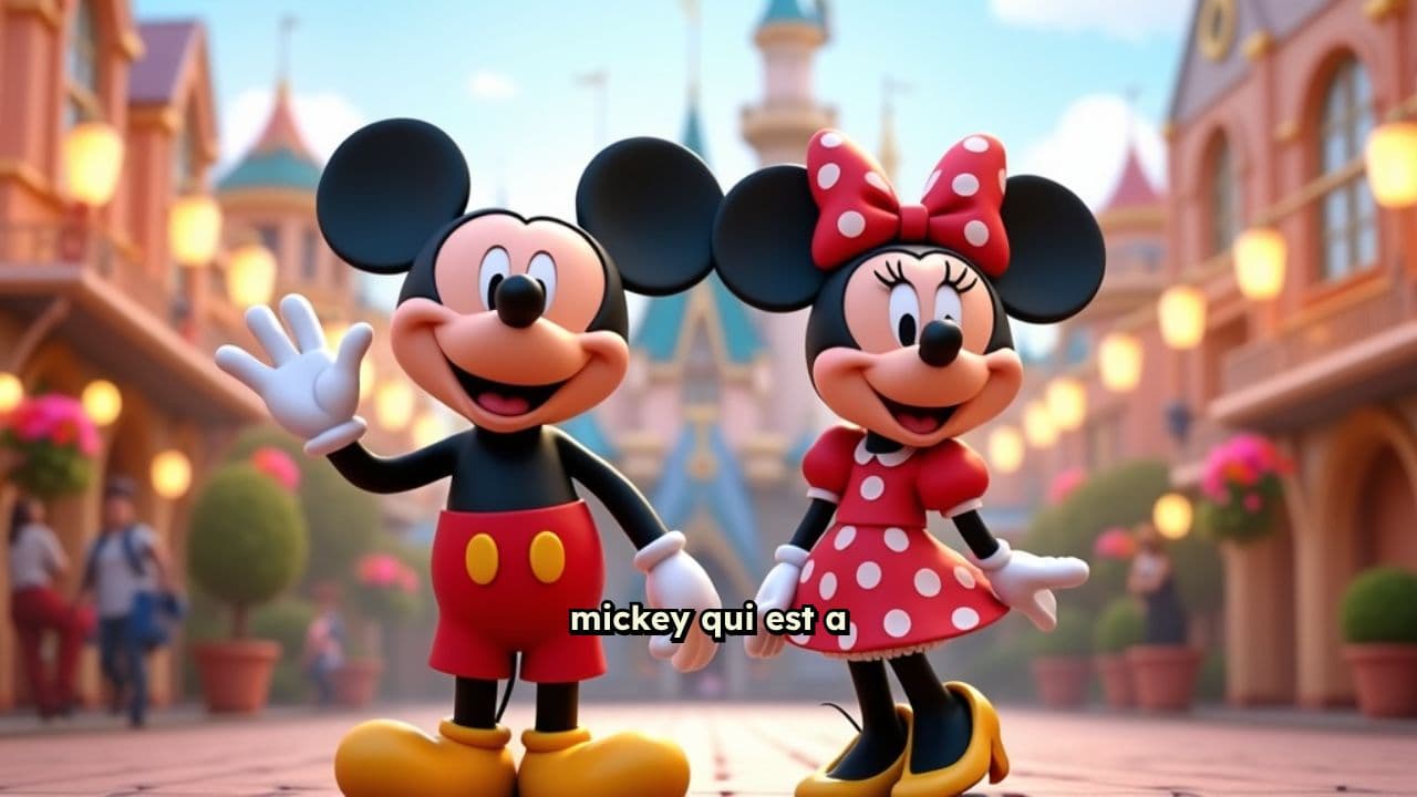 Mickey et Minnie souhaitent un Joyeux Noël