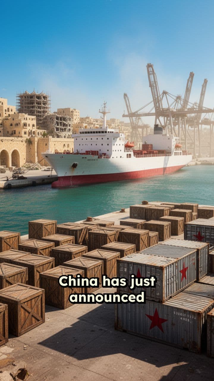 China Pledges $100M to Rebuild Gaza