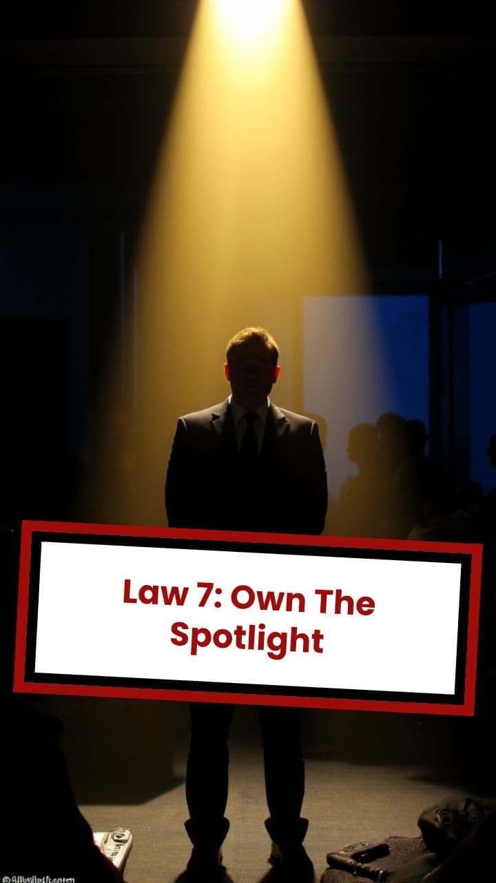 Law 7: Own The Spotlight
