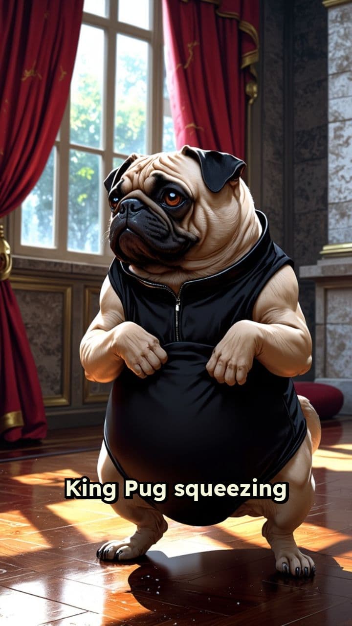 King Pug’s Glittery Midnight Escape