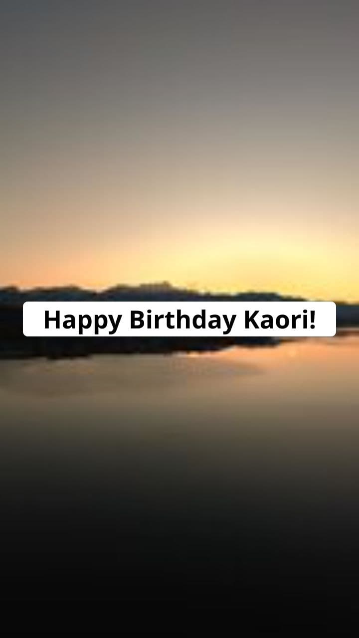 Final Fantasy Birthday Message for Kaori