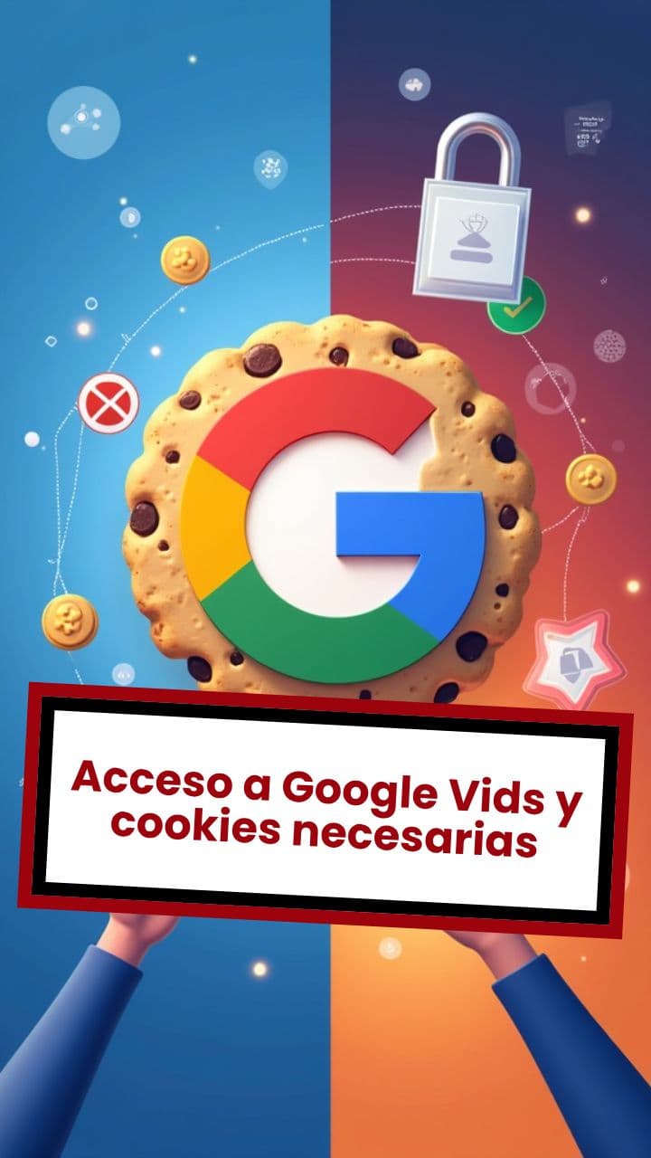 Acceso a Google Vids y cookies necesarias