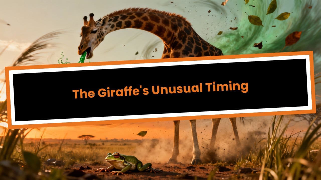 The Giraffe's Unusual Timing