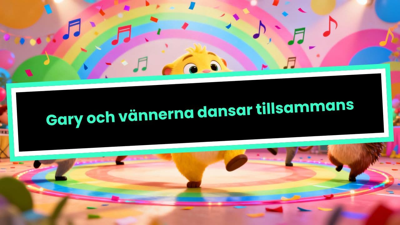 Gary och vännerna dansar tillsammans