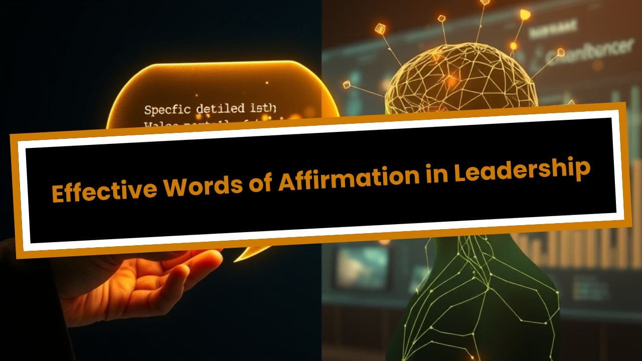 Effective Words of Affirmation in Leadership