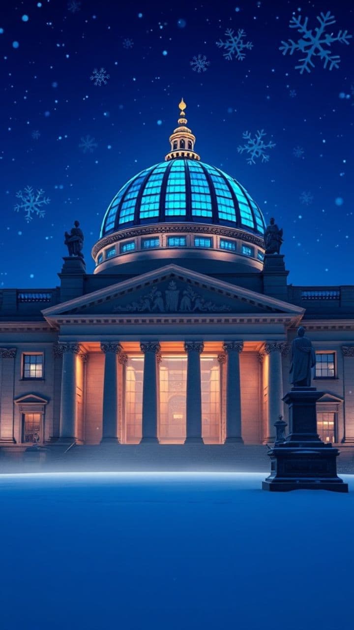 Oh, du blauer Schnee