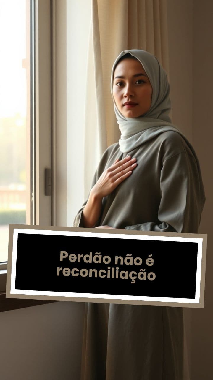 Perdão não é reconciliação