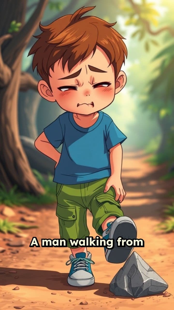 The Happy Walk to the Stone