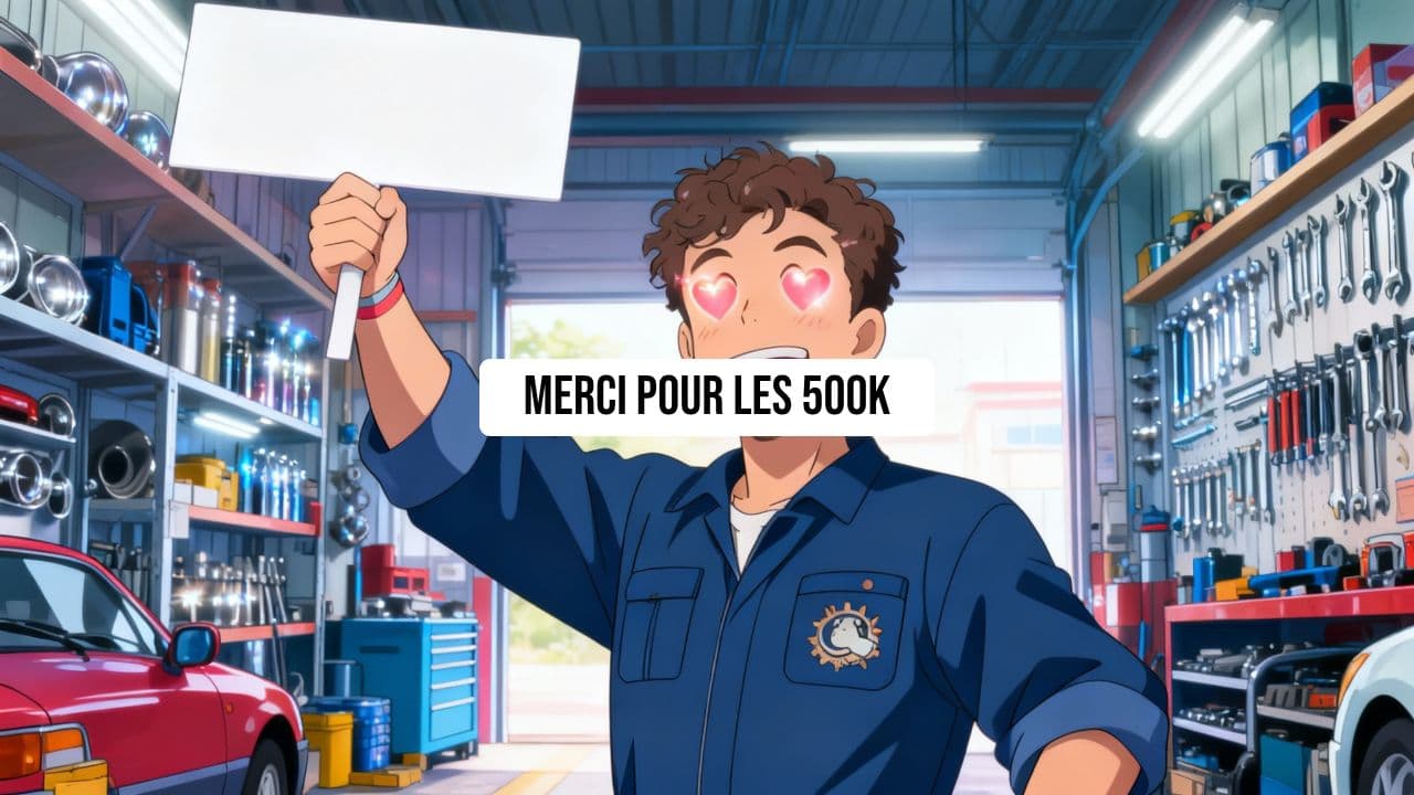 Merci pour les 500K