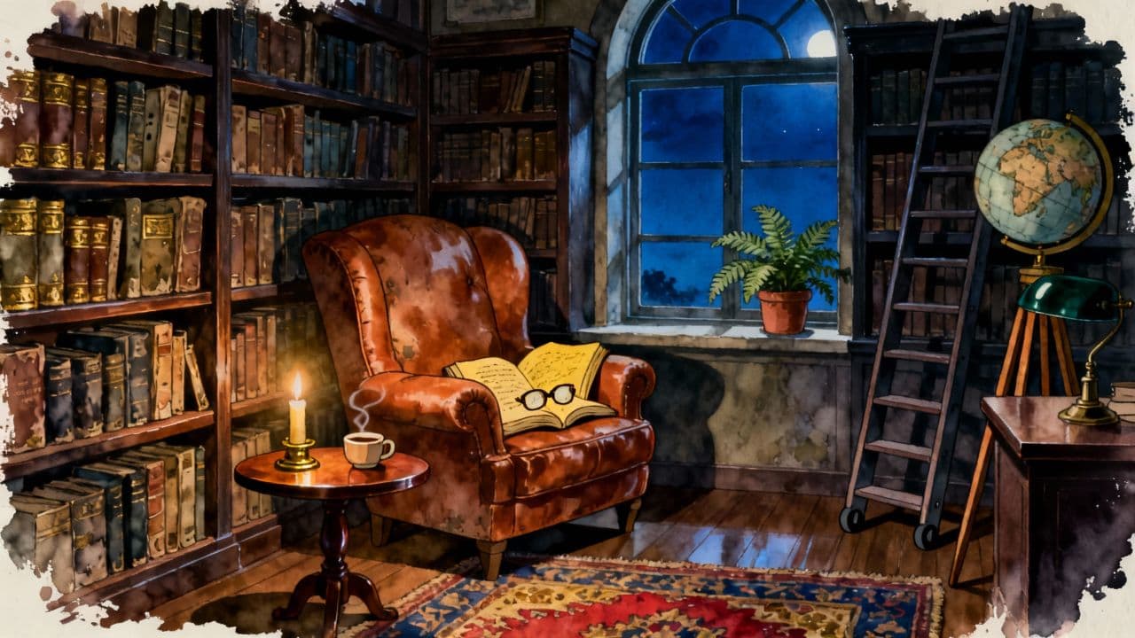 Cozy Midnight Library Loop