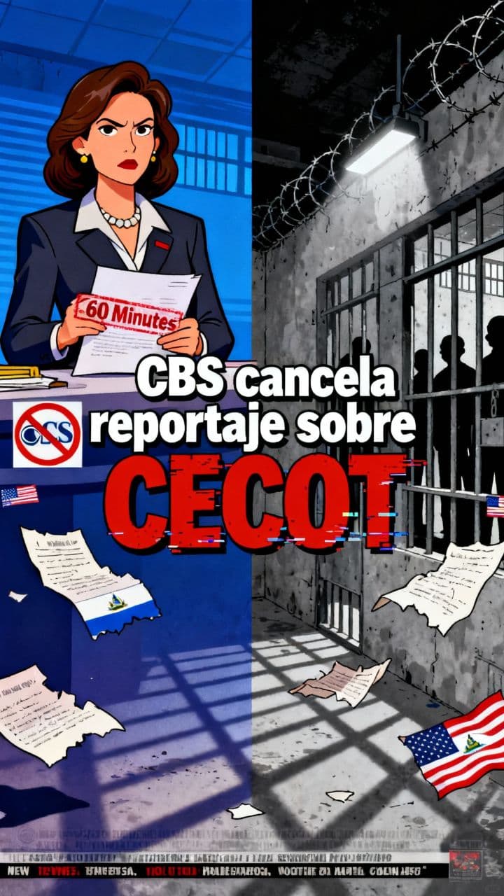 CBS cancela reportaje sobre CECOT