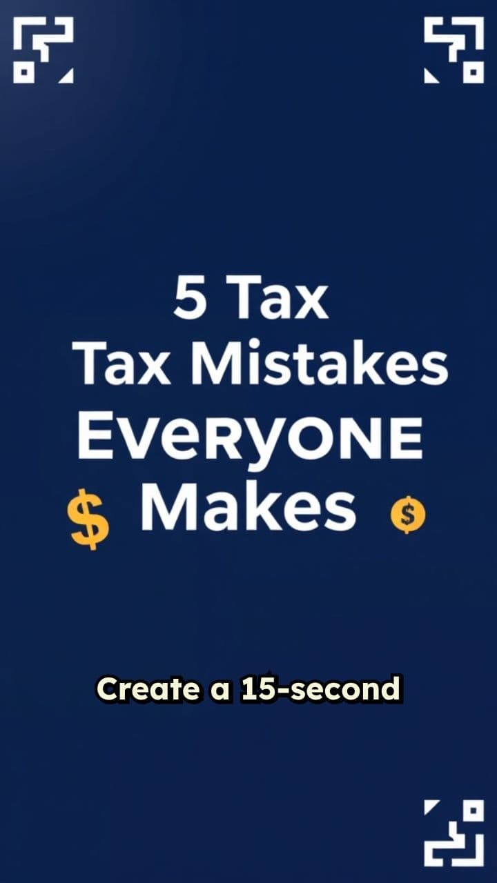5 Common Tax Mistakes to Avoid