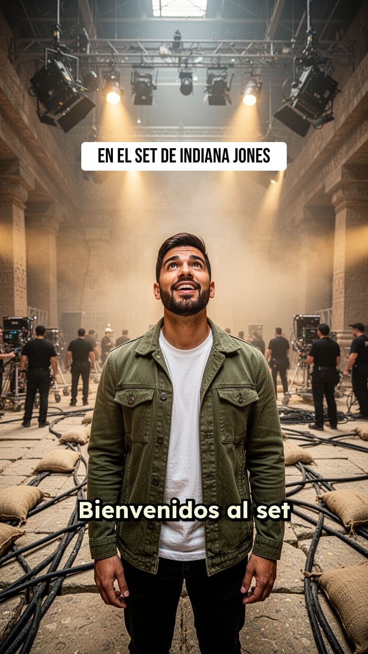 Un Selfie con Indiana Jones