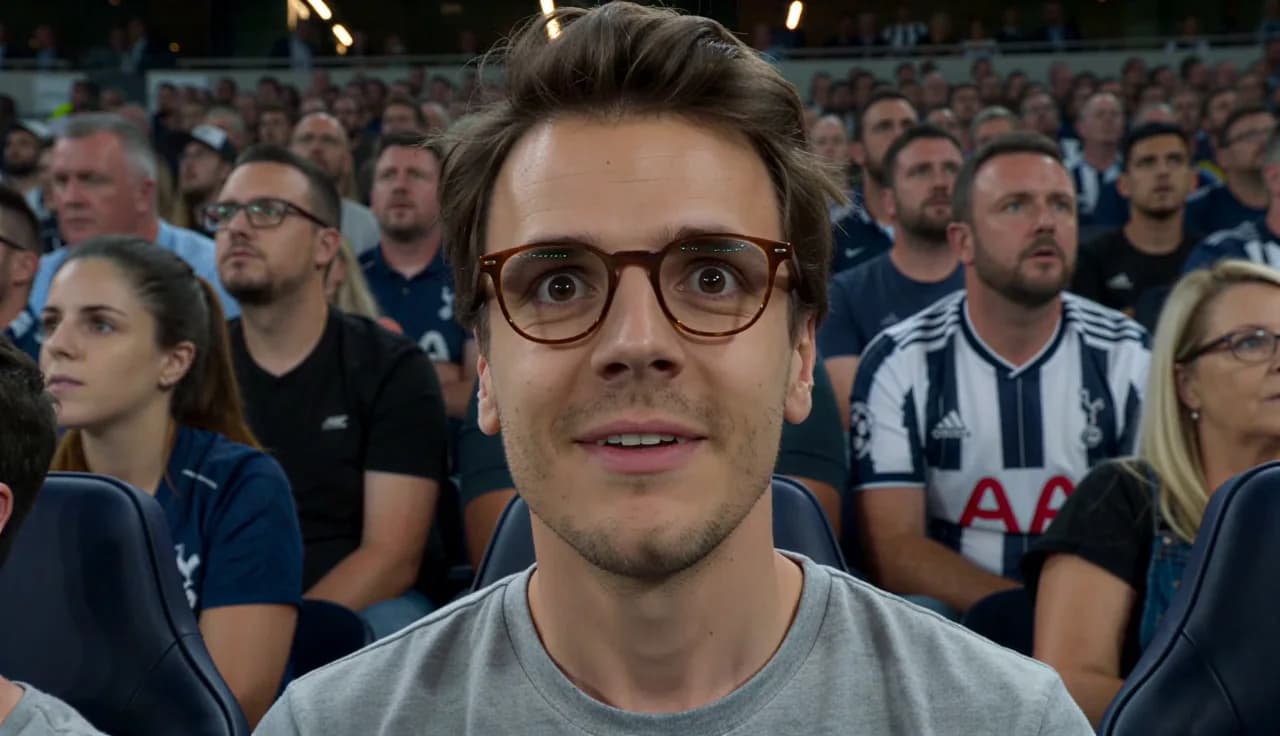 Fußballheld im Stadion