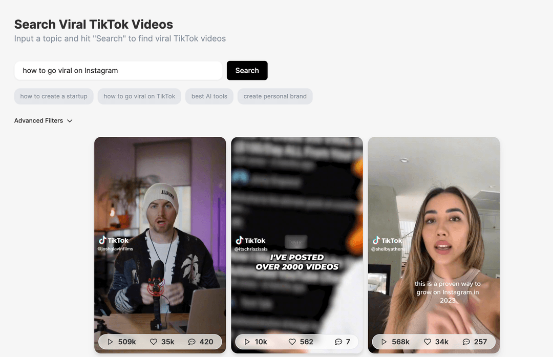 🔍 Find What Goes Viral on Instagram