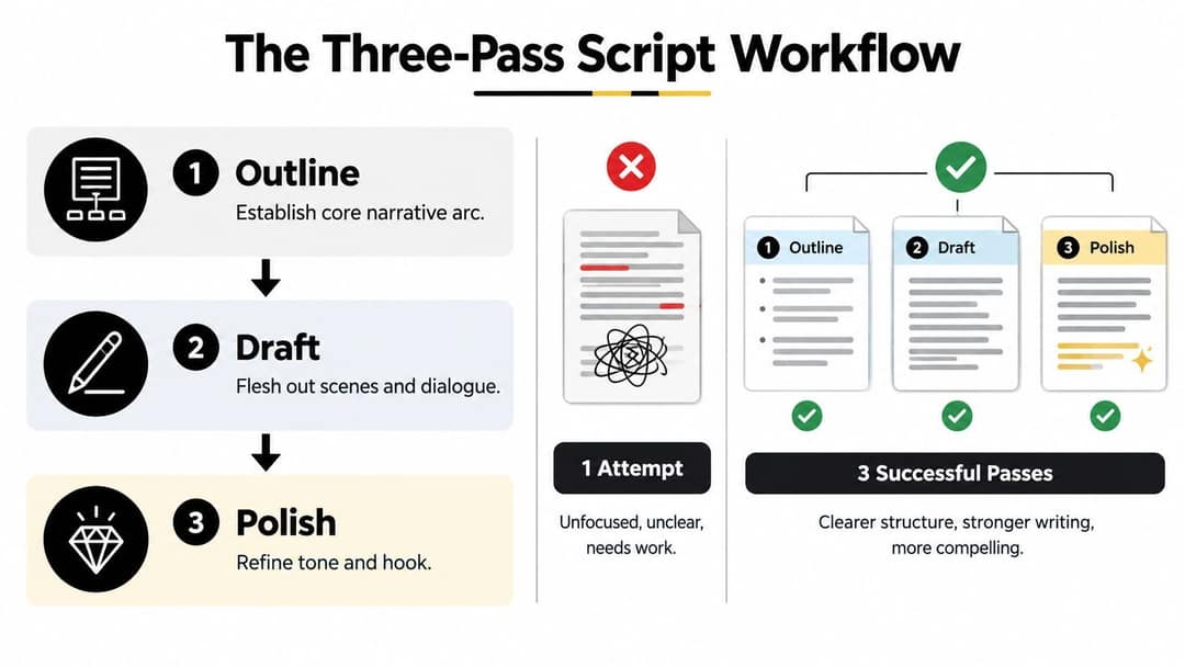 Why One Prompt Fails and Three Passes Work