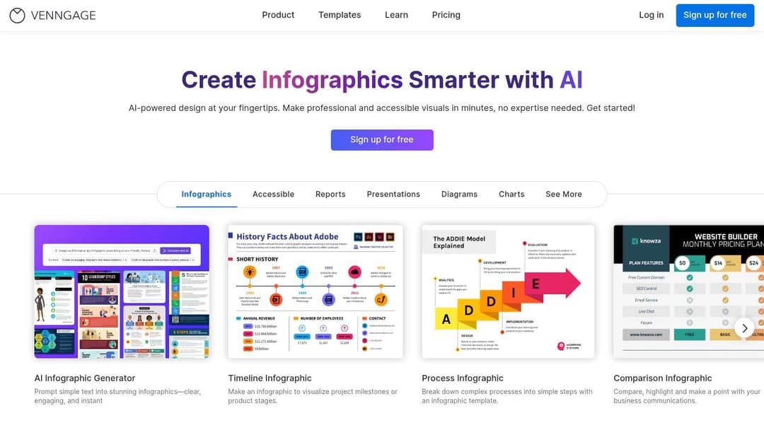 Venngage Social Media Analytics Report Template
