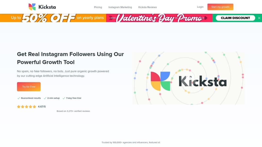 Kicksta Caption Generator
