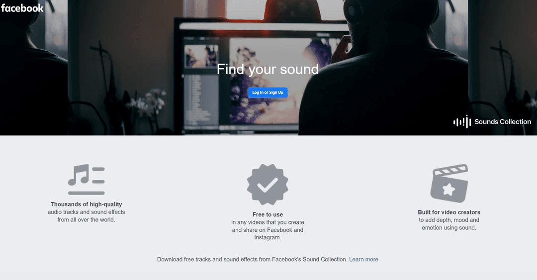 Facebook Sound Collection