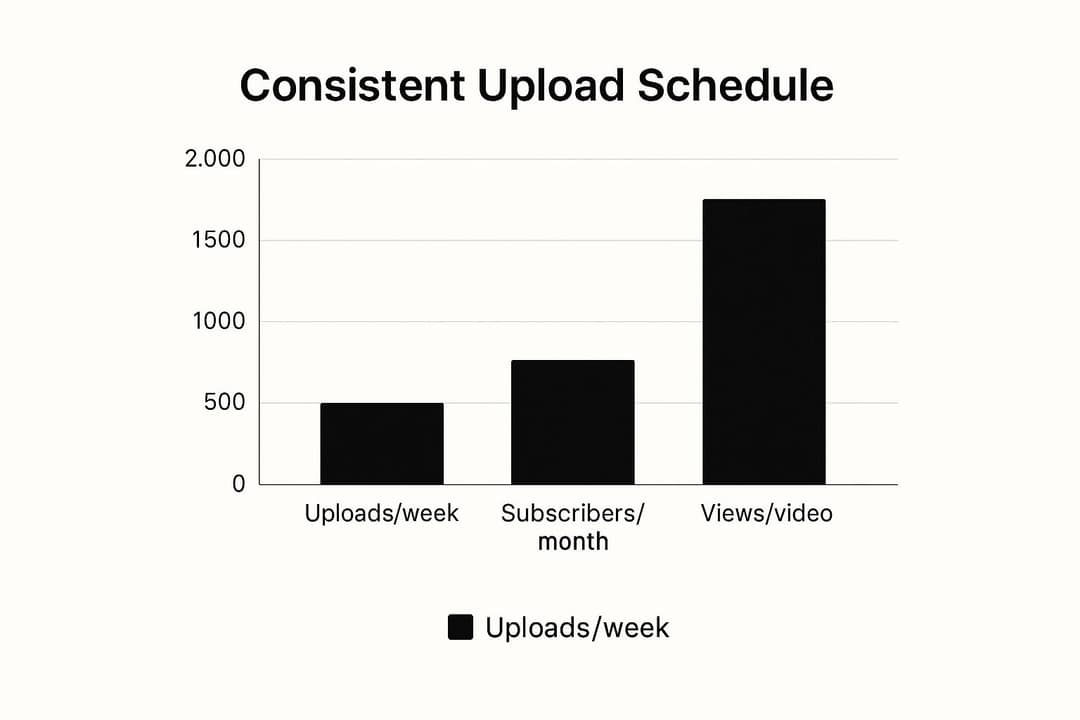 Infographic about how to grow youtube channel fast