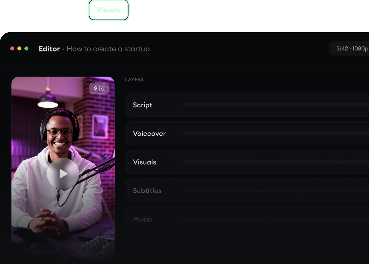 Generate The Finished Video.