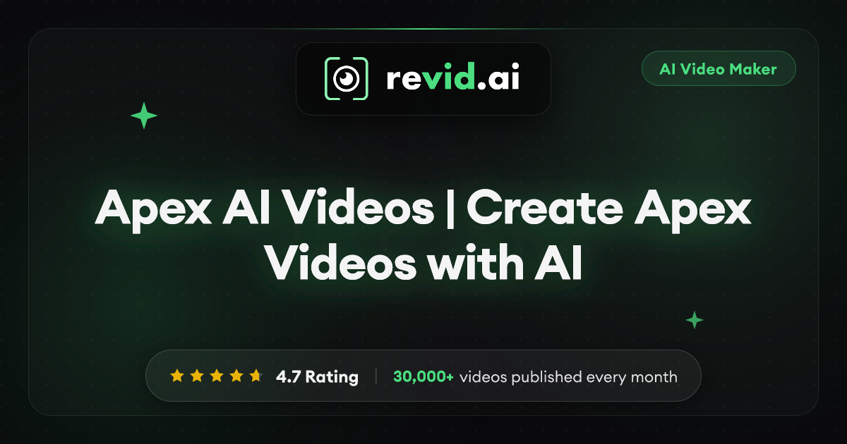 Apex AI Videos | Create Apex Videos with AI