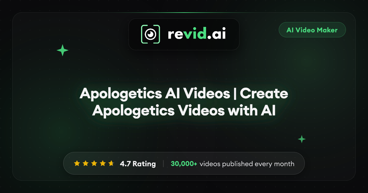 Apologetics AI Videos | Create Apologetics Videos with AI
