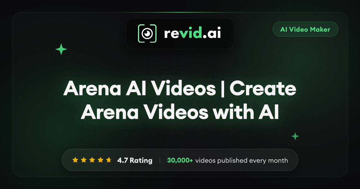 Arena AI Videos | Create Arena Videos with AI