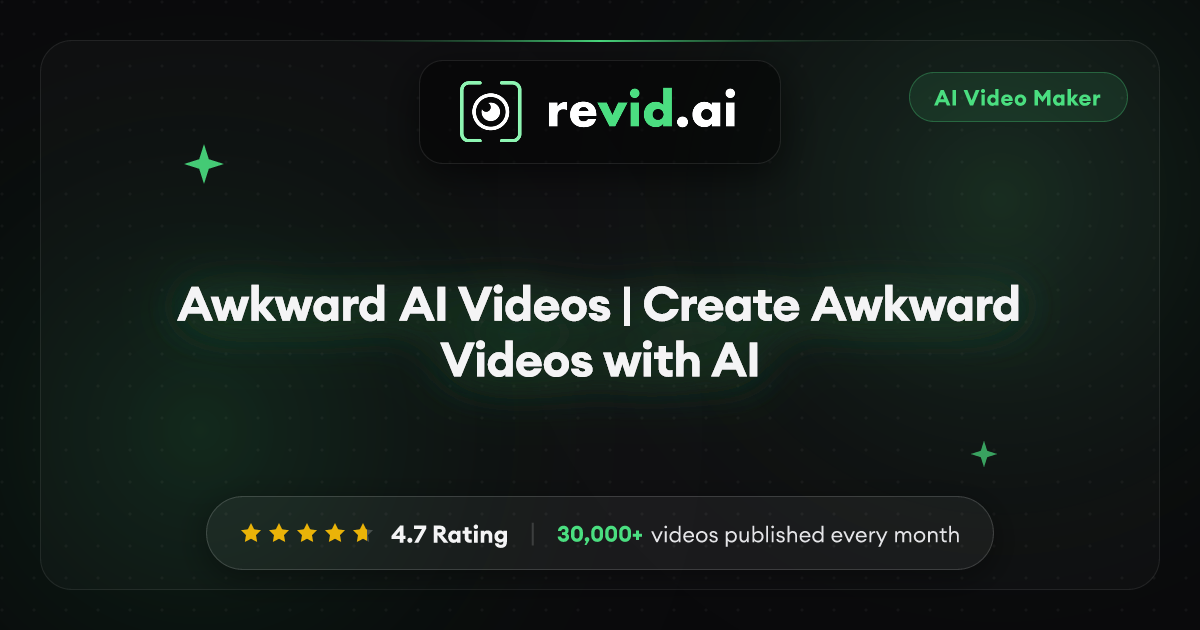 Awkward AI Videos | Create Awkward Videos with AI