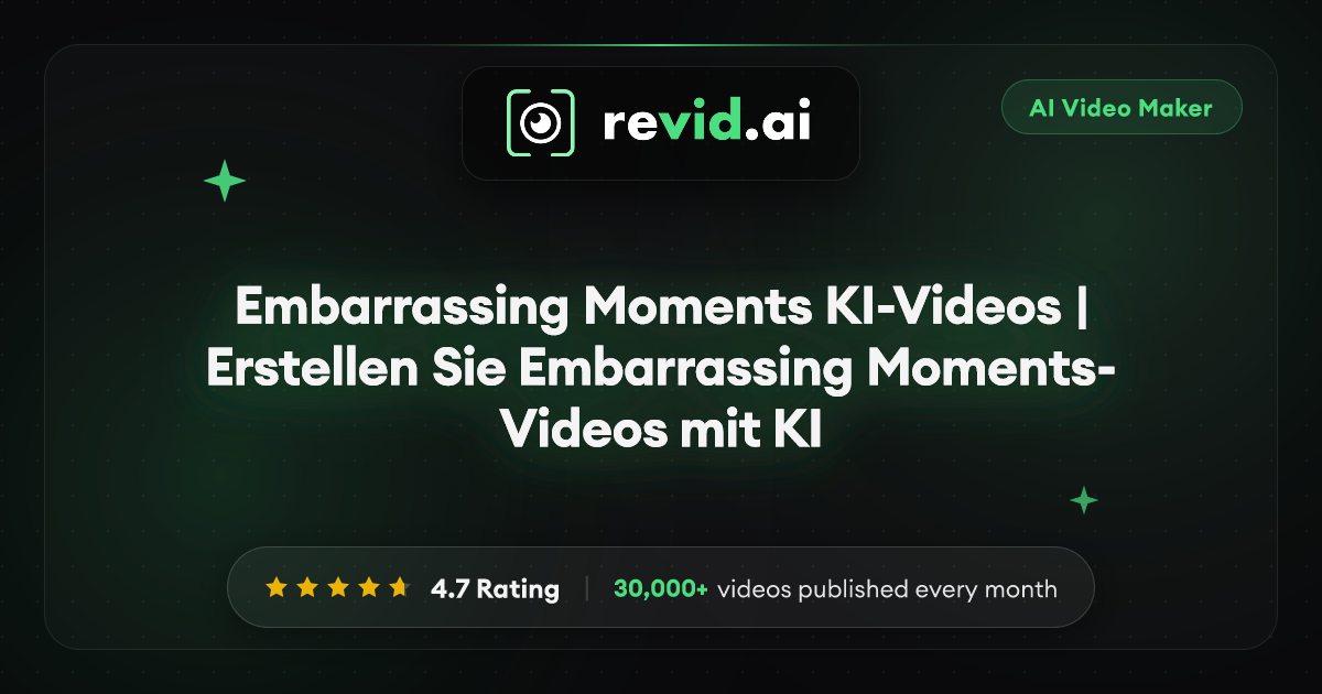 Embarrassing Moments KI-Videos | Erstellen Sie Embarrassing Moments ...