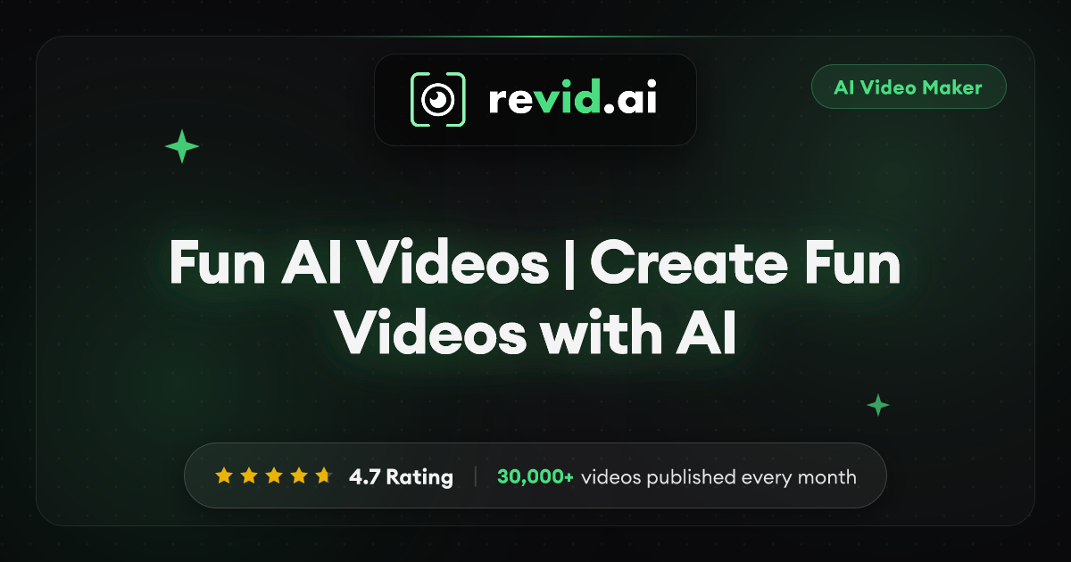 Fun AI Videos | Create Fun Videos with AI