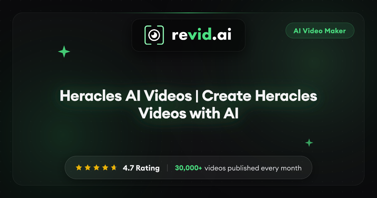 Heracles AI Videos | Create Heracles Videos with AI